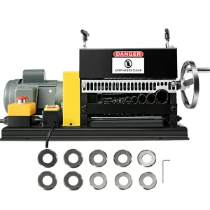 Elektrický odizolovací stroj , medený šrot, 1,5-38 mm, 400 W, 1400 ot./min., odizolovací stroj s 10 otvormi