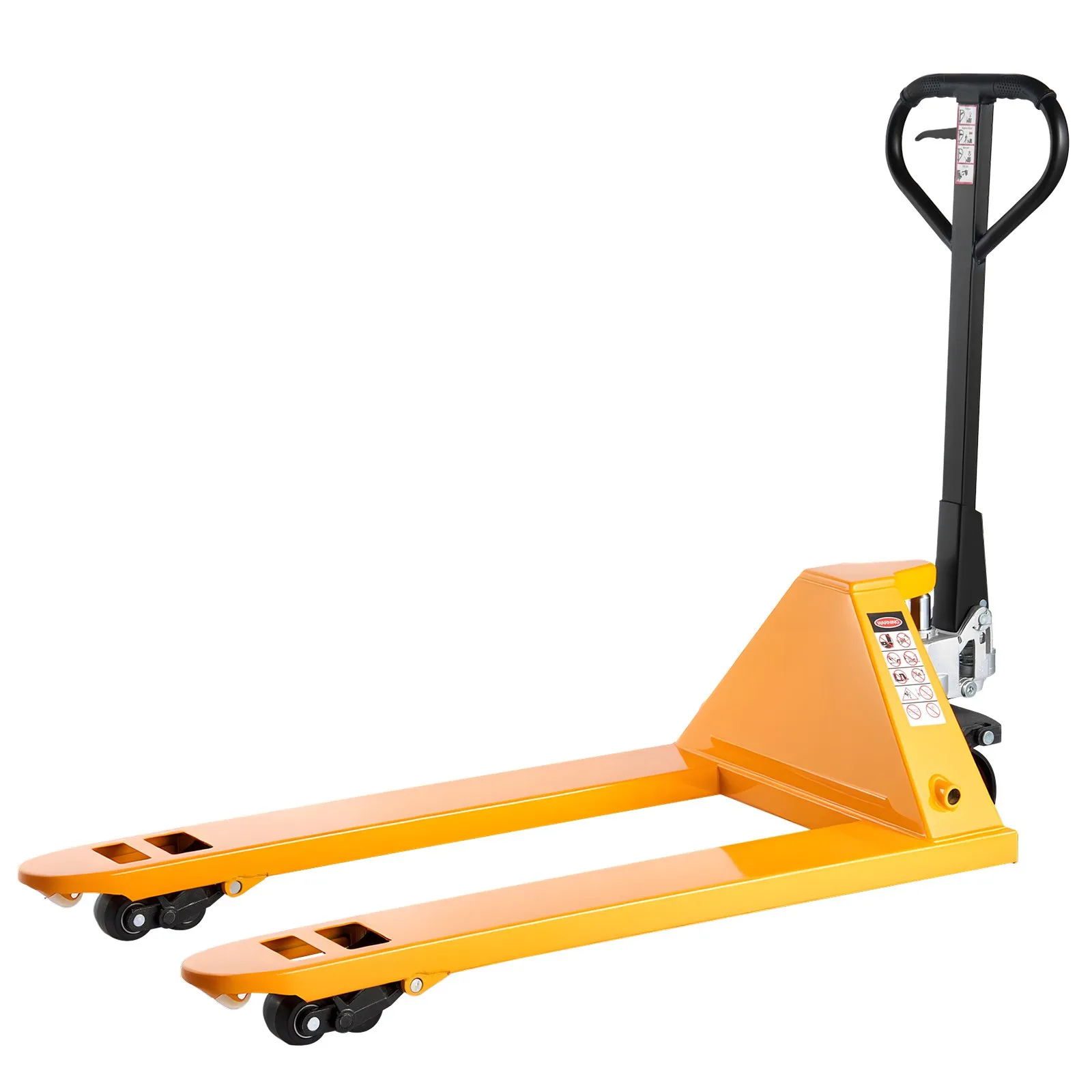 Paletový vozík, nosnosť 2,5 t. Ručný paletový vozík s vidlicami 1220 x 685 mm, paletový vozík s výškou zdvihu 8,5 – 18 cm, paletový vozík pre továrne, sklady, supermarkety a nakladanie nákladných vozidiel – Obrázok 5