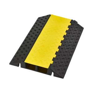 Chránič káblov  950 mm, 9979 kg, 2-kanálová (100 x 75 mm) gumená ochrana káblov, ochrana proti zakopnutiu, kryty podlahy, pre priestory s vysokým prahom, pre domácnosti, kancelárie, sklady, 1 kus
