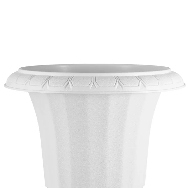 Plastový stojan na kvetináče 25 x 42 cm, 2 kusy, kvetináč, miska, biele kvetináče, na verandu, svadbu, párty, domov, pódium, balkón, dekorácia terasy – Obrázok 2