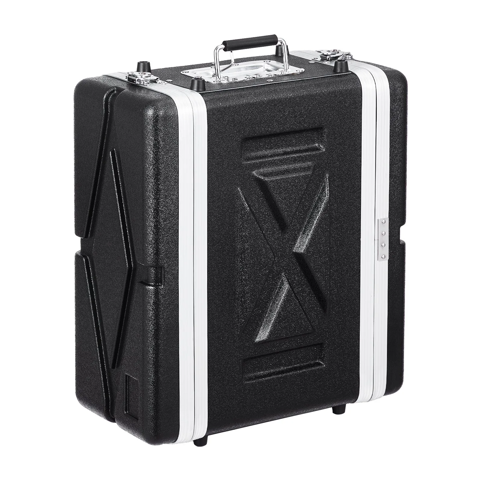 Racková skriňa  4U, hĺbka 362 mm, serverová racková skriňa s rukoväťou z ABS konštrukcie, motýľové zámky, odnímateľný predný a zadný panel, pre zosilňovače, mixéry, mikrofónové prijímače – Obrázok 4