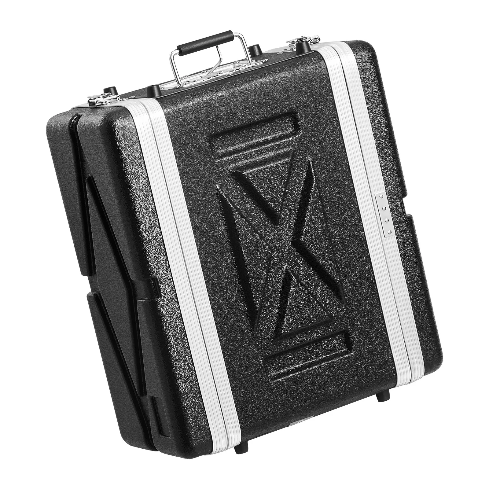 Racková skriňa  4U, hĺbka 362 mm, serverová racková skriňa s rukoväťou z ABS konštrukcie, motýľové zámky, odnímateľný predný a zadný panel, pre zosilňovače, mixéry, mikrofónové prijímače – Obrázok 2