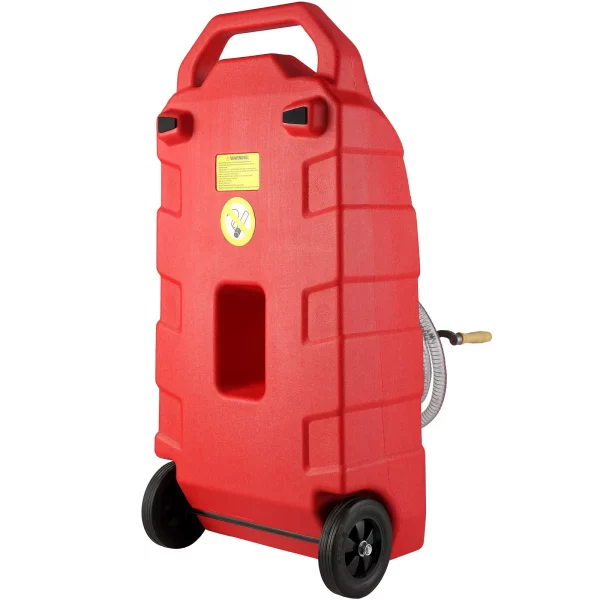 Palivový vozík 60l kanister na palivo Kanister na benzín PE 460x533x930mm Nádoba na plynovú palivovú nádrž s maximálnym prietokom 7,8 l/min Náhradný kanister Nádrž na benzín Vhodná pre naftu, mazací olej, benzín – Obrázok 4