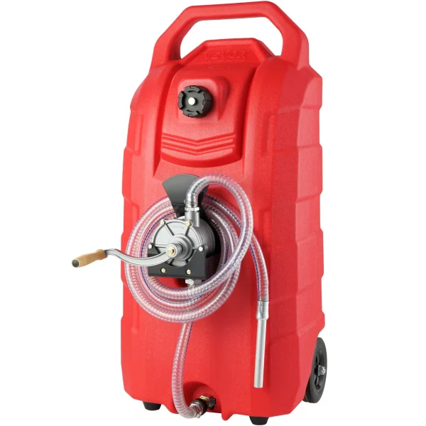 Palivový vozík 60l kanister na palivo Kanister na benzín PE 460x533x930mm Nádoba na plynovú palivovú nádrž s maximálnym prietokom 7,8 l/min Náhradný kanister Nádrž na benzín Vhodná pre naftu, mazací olej, benzín – Obrázok 2