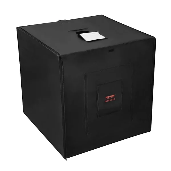 Svetelný box pre fotoštúdiá, profesionálny stan na fotenie s rozmermi 39 x 39 palcov, 5600K, 210 LED svetlami, 5 kulisami, napájacím zdrojom, mäkkou svetelnou látkou, rohovými dielmi, vysokým CRI ≥ 95 pre produktovú fotografiu – Obrázok 3
