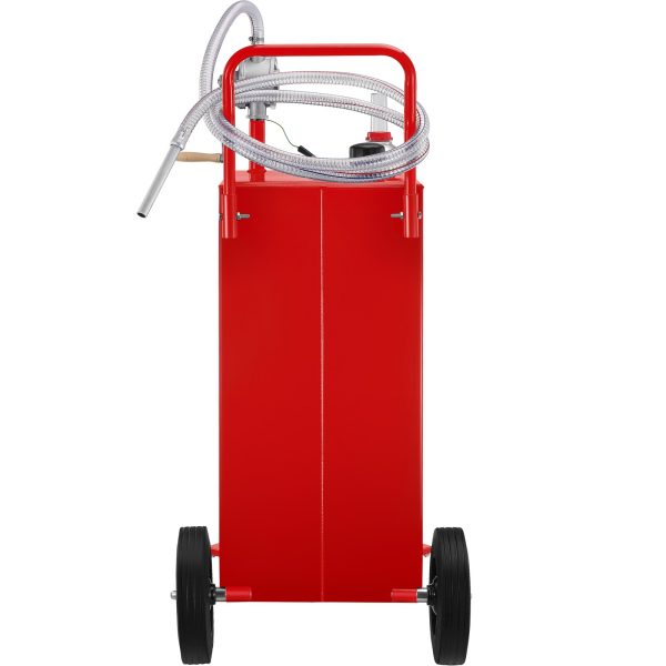 Nádrž na palivo Fuel Caddy 132 l, 4 kolesá, s manuálnym čerpadlom, červená – Obrázok 3