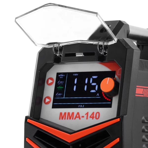 Zváračka TIG, 4-v-1 zváračka (veľký LED displej) - DC Pulzná TIG/DC Pulzná MMA/Lift TIG/MMA (obalená), elektrická zváračka so synergickým riadením, IGBT invertor, horúci štart – Obrázok 2