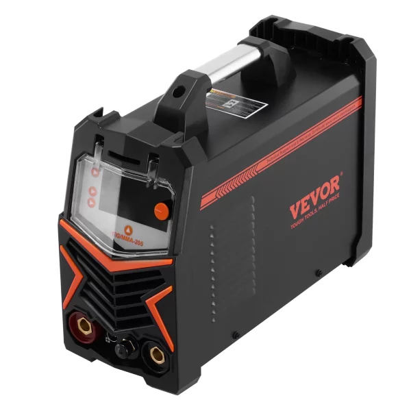 Zváračka TIG, 3-v-1 zváračka (veľký LED displej) – DC TIG/DC pulzné TIG/MMA (obalená elektróda), elektrická zváračka s invertorom IGBT a vysokofrekvenčným štartovaním – Obrázok 4