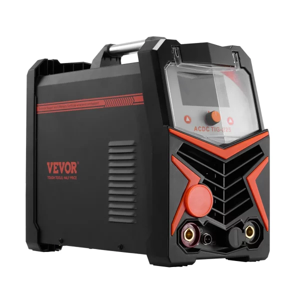Zváračka TIG, 6-v-1 hliníková zváračka (veľký LED displej) - AC TIG/DC TIG/AC Pulzné TIG/DC Pulzné TIG/Bodové TIG/MMA (obalená elektróda), elektrická zváračka s IGBT invertorom – Obrázok 3