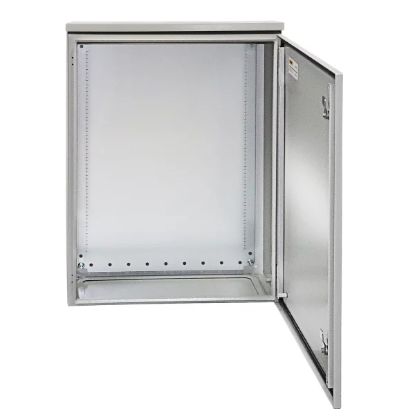 Elektrická skrinka , 70 x 50 x 20 cm, vonkajšia skrinka NEMA 4, IP65 vodotesná a prachotesná rozvodná krabica vyrobená z uhlíkovej ocele valcovanej za studena s pántami pre vonkajšie a vnútorné použitie