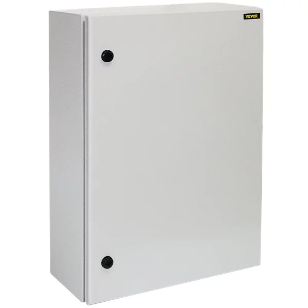 Elektrická skrinka , 70 x 50 x 20 cm, vonkajšia skrinka NEMA 4, IP65 vodotesná a prachotesná rozvodná krabica vyrobená z uhlíkovej ocele valcovanej za studena s pántami pre vonkajšie a vnútorné použitie – Obrázok 2