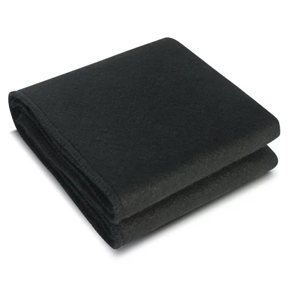 Zváračská deka 310 x 700 x 3 mm Ochranná deka pri zváraní 982 ℃ Tepelne odolná Tepelne ochranná tkanina Tepelne izolačná rohož z uhlíkových vlákien Protipožiarna deka Ohňovzdorná podložka Protipožiarna rohož Protipožiarna rohož Čierna – Obrázok 2