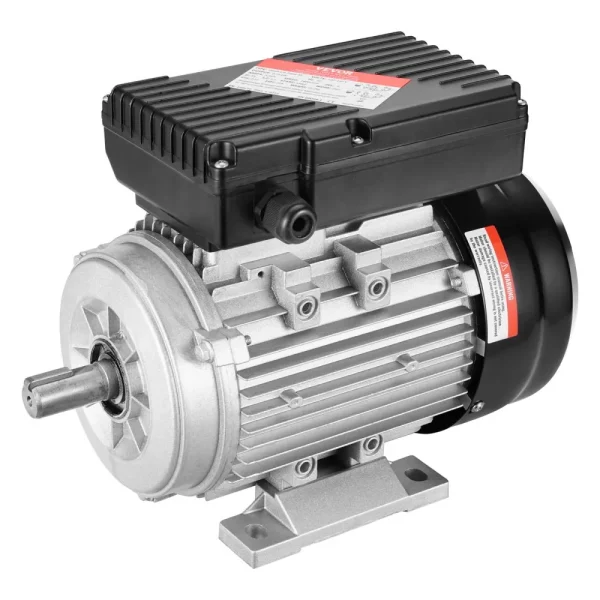 Elektromotor 0,75 kW 1400 ot./min, AC 220~240 V 5,45 A, rám 80 B3, jednofázový motor vzduchového kompresora, drážkovaný hriadeľ 19 mm, otáčanie vpred/vzad pre poľnohospodárske stroje a všeobecné zariadenia – Obrázok 6
