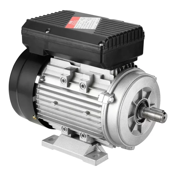 Elektromotor 0,75 kW 1400 ot./min, AC 220~240 V 5,45 A, rám 80 B3, jednofázový motor vzduchového kompresora, drážkovaný hriadeľ 19 mm, otáčanie vpred/vzad pre poľnohospodárske stroje a všeobecné zariadenia – Obrázok 3