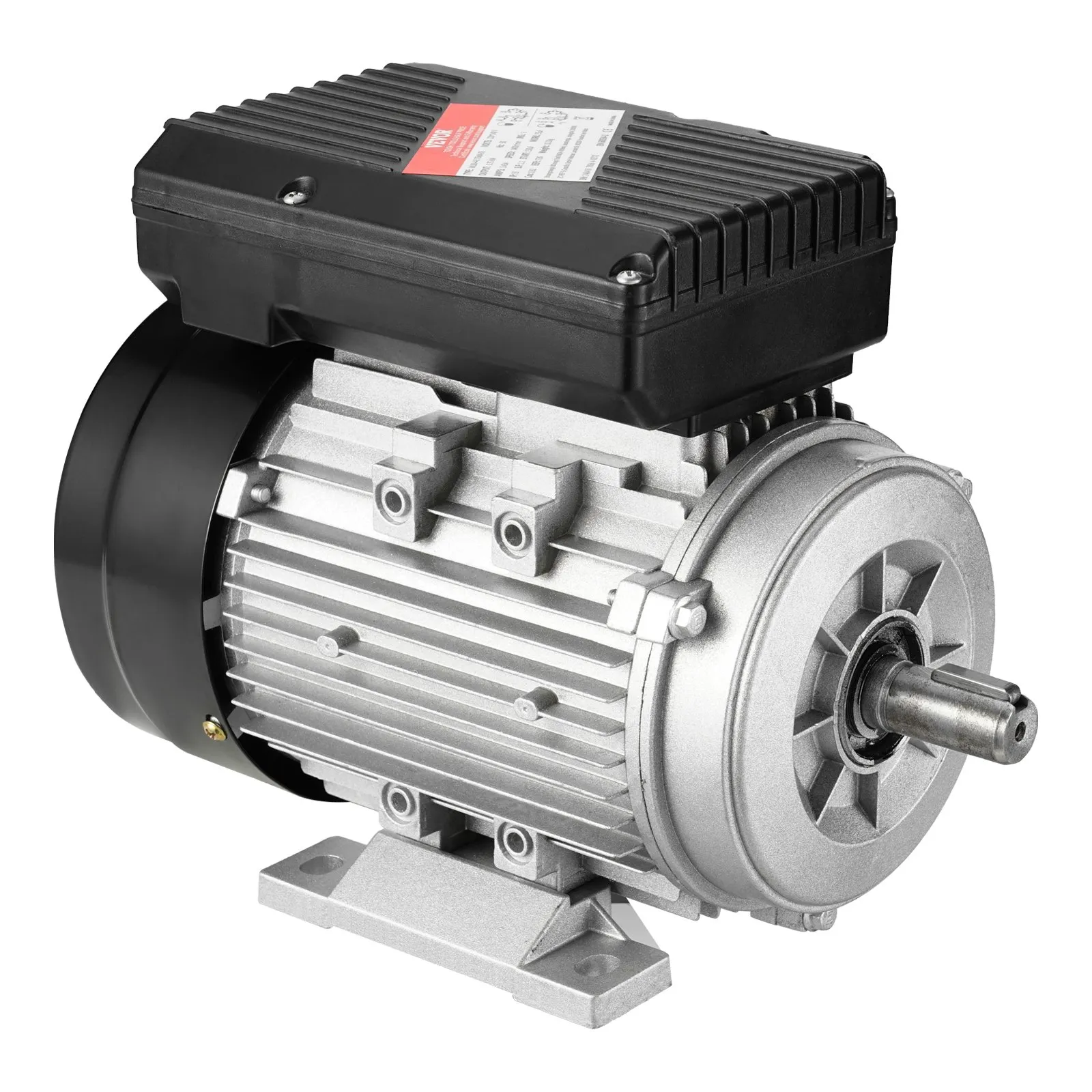 Elektromotor 0,75 kW 1400 ot./min, AC 220~240 V 5,45 A, rám 80 B3, jednofázový motor vzduchového kompresora, drážkovaný hriadeľ 19 mm, otáčanie vpred/vzad pre poľnohospodárske stroje a všeobecné zariadenia – Obrázok 3