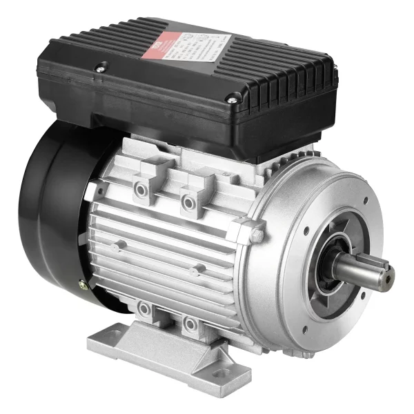 Elektromotor 0,55 kW 1400 ot./min., AC 220 – 240 V, 4,5 A, rám 80 B34, jednofázový motor vzduchového kompresora, drážkovaný hriadeľ 19 mm, otáčanie vpred/vzad pre poľnohospodárske stroje a všeobecné zariadenia – Obrázok 3