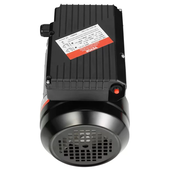 Elektromotor 0,55 kW 1400 ot./min., AC 220 – 240 V, 4,5 A, rám 80 B34, jednofázový motor vzduchového kompresora, drážkovaný hriadeľ 19 mm, otáčanie vpred/vzad pre poľnohospodárske stroje a všeobecné zariadenia – Obrázok 2
