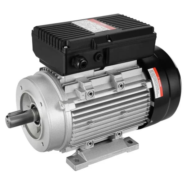 Elektromotor 1,5 kW 1400 ot./min, AC 220~240 V 9,85 A, 90 l, rám B34, jednofázový motor vzduchového kompresora, drážkovaný hriadeľ 24 mm, otáčanie dopredu/dozadu pre poľnohospodárske stroje a všeobecné zariadenia