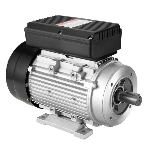 Elektromotor 1,5 kW 1400 ot./min, AC 220~240 V 9,85 A, 90 l, rám B34, jednofázový motor vzduchového kompresora, drážkovaný hriadeľ 24 mm, otáčanie dopredu/dozadu pre poľnohospodárske stroje a všeobecné zariadenia – Obrázok 3