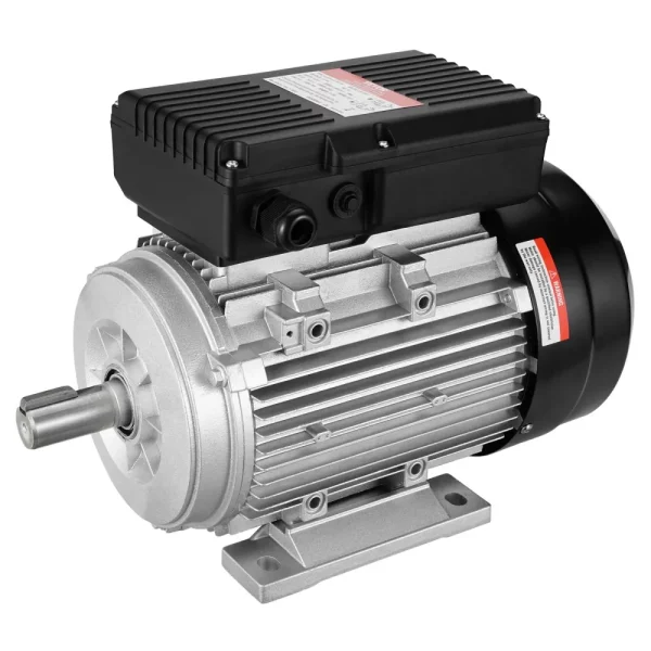Elektromotor 1,5 kW 1400 ot./min, AC 220~240 V 9,85 A, 90 l, rám B3, jednofázový motor vzduchového kompresora, drážkovaný hriadeľ 24 mm, otáčanie dopredu/dozadu pre poľnohospodárske stroje a všeobecné zariadenia