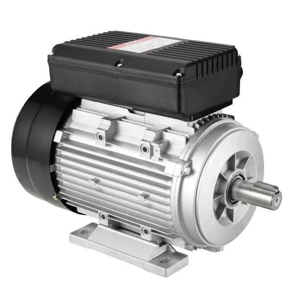 Elektromotor 1,5 kW 1400 ot./min, AC 220~240 V 9,85 A, 90 l, rám B3, jednofázový motor vzduchového kompresora, drážkovaný hriadeľ 24 mm, otáčanie dopredu/dozadu pre poľnohospodárske stroje a všeobecné zariadenia – Obrázok 3