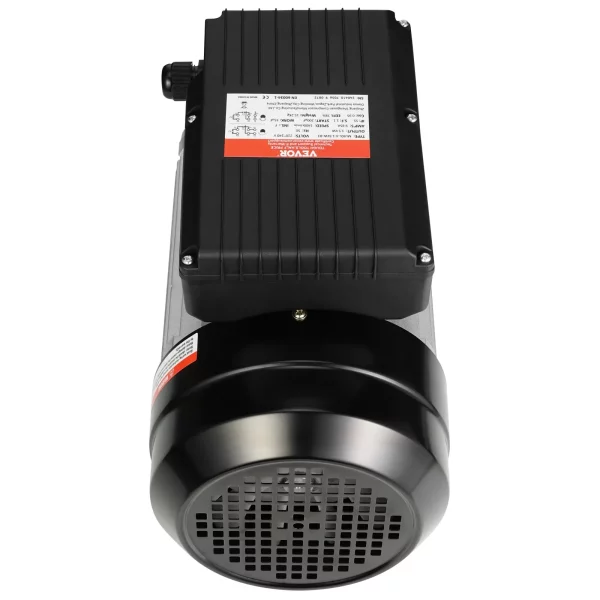 Elektromotor 1,5 kW 1400 ot./min, AC 220~240 V 9,85 A, 90 l, rám B3, jednofázový motor vzduchového kompresora, drážkovaný hriadeľ 24 mm, otáčanie dopredu/dozadu pre poľnohospodárske stroje a všeobecné zariadenia – Obrázok 2