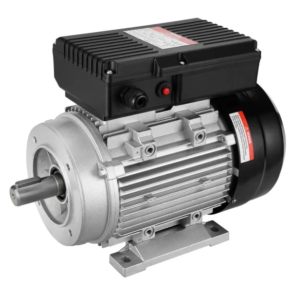 Elektromotor 1,1 kW 1400 ot./min, AC 220~240 V 7,5 A, 90S, rám B34, jednofázový motor vzduchového kompresora, drážkovaný hriadeľ 24 mm, otáčanie vpred/vzad pre poľnohospodárske stroje a všeobecné zariadenia