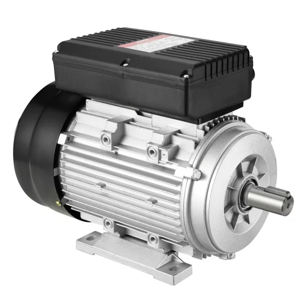 Elektromotor 2,2 kW 2800 ot./min., AC 220 – 240 V, 13,8 A, 90 l, rám B3, jednofázový motor vzduchového kompresora, drážkovaný hriadeľ 24 mm, otáčanie dopredu/dozadu pre poľnohospodárske stroje a všeobecné zariadenia – Obrázok 3