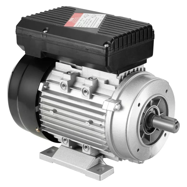 Elektromotor 0,75 kW 2850 ot./min., AC 220 – 240 V, 5,15 A, rám 80 B34, jednofázový motor vzduchového kompresora, drážkovaný hriadeľ 19 mm, otáčanie vpred/vzad pre poľnohospodárske stroje a všeobecné zariadenia – Obrázok 3