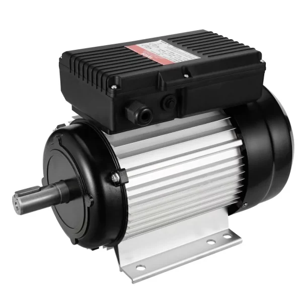 Elektromotor 2,2 kW 2800 ot./min., AC 220 – 240 V, 13,8 A, 90 l, rám B3, jednofázový motor vzduchového kompresora, drážkovaný hriadeľ 24 mm, otáčanie dopredu/dozadu pre poľnohospodárske stroje a všeobecné zariadenia – Obrázok 6
