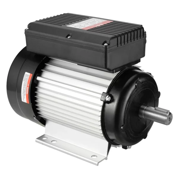 Elektromotor 2,2 kW 2800 ot./min., AC 220 – 240 V, 13,8 A, 90 l, rám B3, jednofázový motor vzduchového kompresora, drážkovaný hriadeľ 24 mm, otáčanie dopredu/dozadu pre poľnohospodárske stroje a všeobecné zariadenia – Obrázok 3