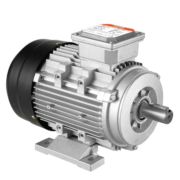 Elektromotor 1,5 kW 3000 ot./min., AC 230 V/400 V, 9,5 A/3,5 A, 90 l, rám B3, 3-fázový motor vzduchového kompresora, drážkovaný hriadeľ 24 mm, otáčanie vpred/vzad pre poľnohospodárske stroje a všeobecné zariadenia – Obrázok 3
