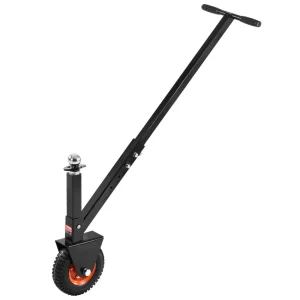 Podvozok na príves, nosnosť oka 136 kg, výškovo nastaviteľná plošina na príves 42 a 56 cm, s guľami 47,6 a 50,8 mm, pneumatika s priemerom 8,5 palca, na premiestňovanie obytných prívesov