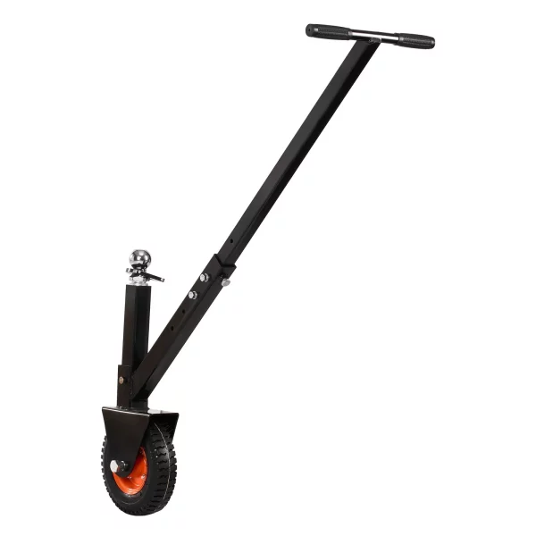 Podvozok na príves, nosnosť oka 136 kg, výškovo nastaviteľná plošina na príves 42 a 56 cm, s guľami 47,6 a 50,8 mm, pneumatika s priemerom 8,5 palca, na premiestňovanie obytných prívesov – Obrázok 4