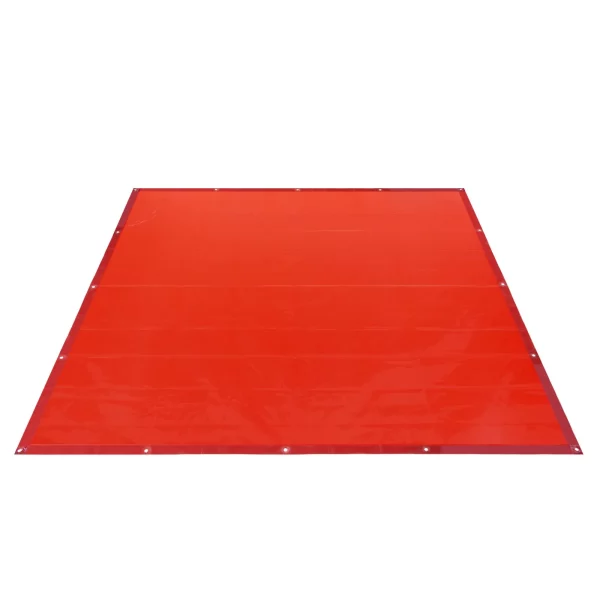 Zváračská zástenná clona, 1,8 x 1,8 m, závesná zváračská clona z nehorľavého vinylu – Obrázok 3
