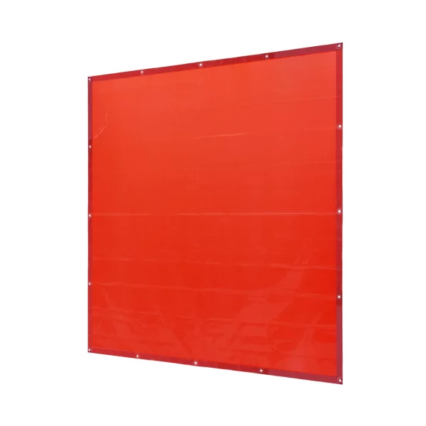 Zváračská zástenná clona, 1,8 x 1,8 m, závesná zváračská clona z nehorľavého vinylu – Obrázok 2