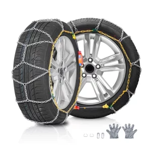 Snehové reťaze z mangánovej legovanej ocele, núdzové reťaze na pneumatiky, snehové reťaze na pneumatiky pre autá, pickupy, SUV a nákladné vozidlá, strieborné, 2-dielna sada 648/695 mm pre 195-15; 235/60-15; 215/70-14; 205/70-15