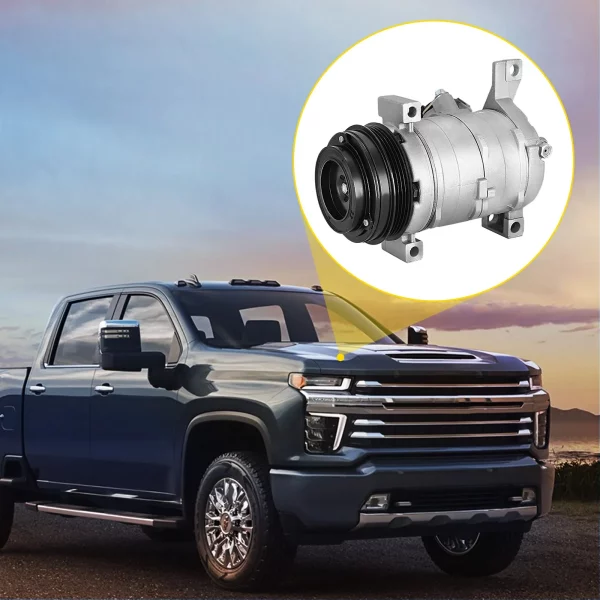 Kompresor klimatizácie 78363 Predný kompresor klimatizácie Kompresor klimatizácie pre Cadillac Chevy GMC Hummer 2000-2014 4.8L 5.3L 5.7L 6.0L 6.2L 8.1 (pre Chevy 2000-2014) – Obrázok 6
