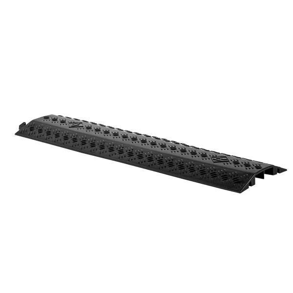 Chránič káblov  975 mm, nosnosť 7938 kg/nápravu, odolný PP chránič káblov, ochrana proti zakopnutiu, kryty podlahy, pre priestory s vysokým prahom, pre domácnosti, kancelárie, sklady, 3 kusy – Obrázok 4