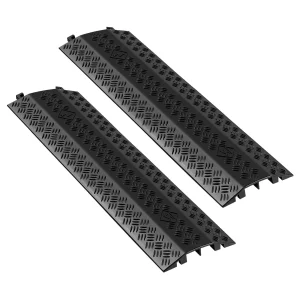 Chránič káblov  975 mm, nosnosť 7938 kg/nápravu, odolný PP chránič káblov, ochrana proti zakopnutiu, kryty podlahy, pre priestory s vysokým prahom, pre domácnosti, kancelárie, sklady, 2 kusy
