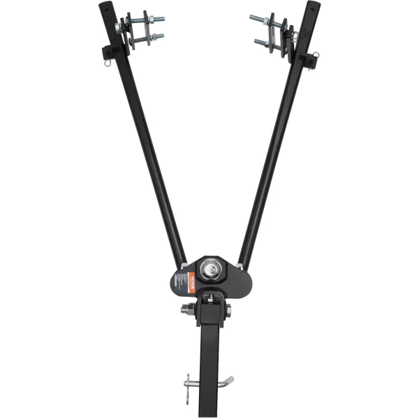 Ťažné zariadenie 453 kg, ťažné zariadenie, rozloženie záťaže s hriadeľom 50 mm, guľa 58,7 mm, systém kontroly stability prívesu pre vyrovnávanie záťaže, čierny práškový nástrek – Obrázok 4