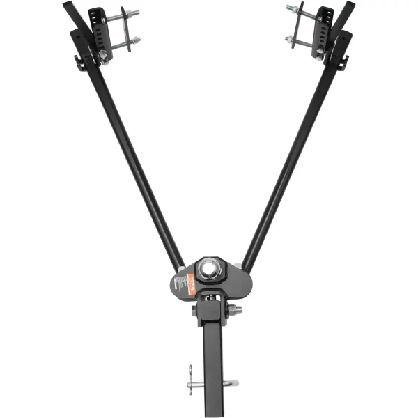 Ťažné zariadenie 680 kg, ťažné zariadenie, rozdeľovač zaťaženia s hriadeľom 50 mm, guľa 58,7 mm, systém kontroly stability prívesu pre vyrovnávanie zaťaženia, čierny práškový nástrek – Obrázok 4