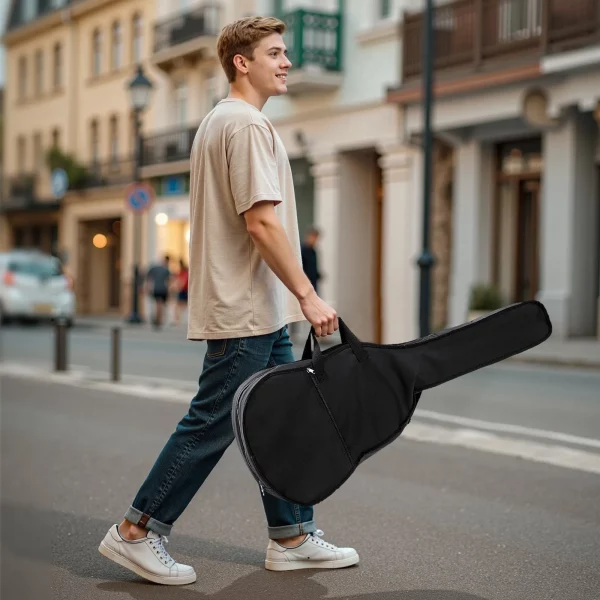 Elektroakustická gitara Cutaway pre začiatočníkov 1041,4 mm (41 palcov), dospelá, natural – Obrázok 6