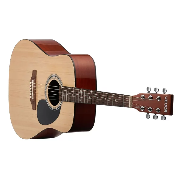 Akustická gitara 41 palcov / 1041,4 mm sada pre začiatočníkov pre dospelých, natural – Obrázok 2