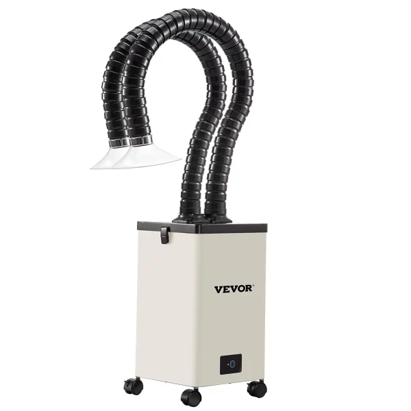 Odsávač spájkovacích dymov 150W, odsávací vzduchový filter, ventilátor, spájkovací drôt, priemyselný odsávač dymu, filter pre spájkovaciu stanicu, malý pracovný stôl 220V – Obrázok 4