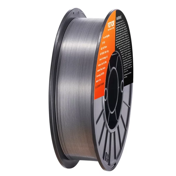 1 kotúč plneného drôtu E71T-GS 0,8 mm 4,5 kg MIG/MAG zvárací drôt Priemer cievky 200 mm Zvárací drôt na kotúči 560 MPa Pevnosť v ťahu Zváranie plneným drôtom bez ochranného plynu – Obrázok 3
