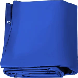 Kryt bazéna, obdĺžnikový, 4 x 8 m, modrý, z PVC materiálu, vodotesný, zimný, obdĺžnikový, odpudzujúci nečistoty