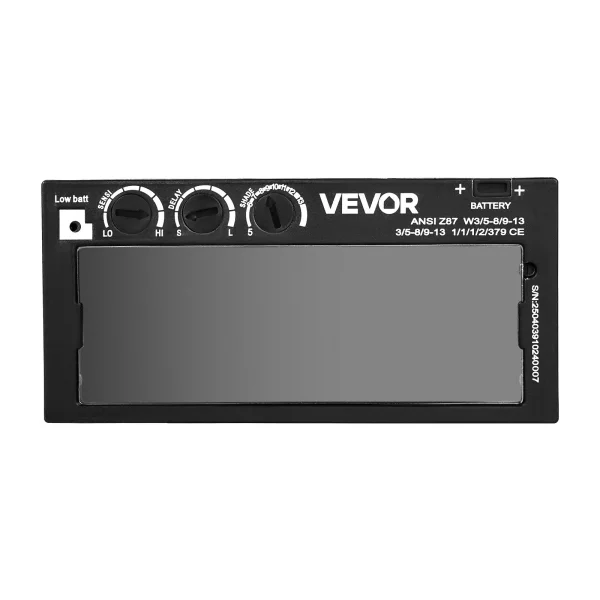 Zváračské šošovky 108 x 51 mm, True Color, nastaviteľné tienenie 5-13, ochranné okuliare s duálnymi oblúkovými senzormi, kompatibilné s väčšinou zváračských kukiel pre aplikácie TIG, MIG, MMA – Obrázok 5
