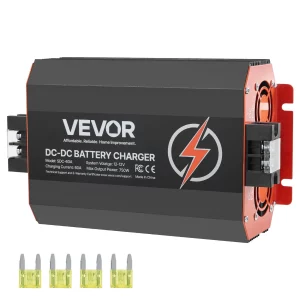 Nabíjačka batérií 12V 60A DC/DC, 750W pre olovené, lítiové, AGM, gélové a mokré batérie, inteligentné viacstupňové nabíjanie, pre obytné vozidlá, úžitkové vozidlá, lode a jachty