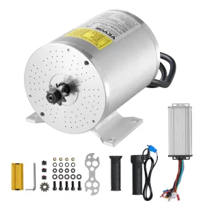 Súprava elektrického bezkefového jednosmerného motora1800W - 48V 4500 ot./min. s vylepšeným regulátorom otáčok a súpravou na držanie plynu pre motokáry, elektrické bicykle, motocykle, skútre, DIY